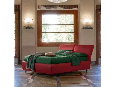 Letto Edward in pelle di Dorelan Letti