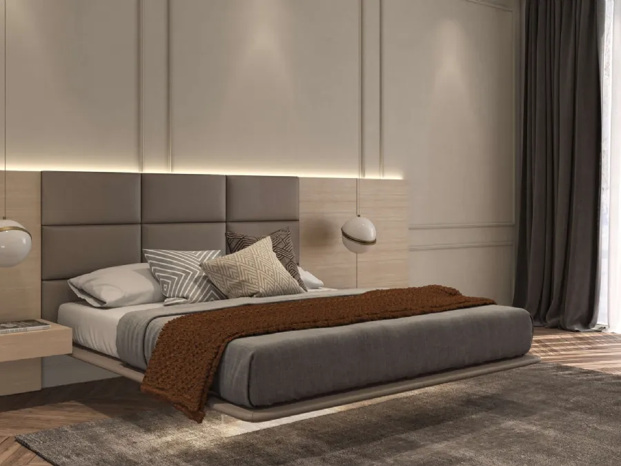 Letto con boiserie Dama di Presotto